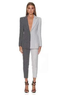 Eliya the Label Aida Blazer and Pants Set Print Size 8 for rent on The Volte - image 1