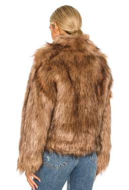 Unreal Fur Delish Jacket Mocha Brown Size 6 for rent on The Volte - image 2