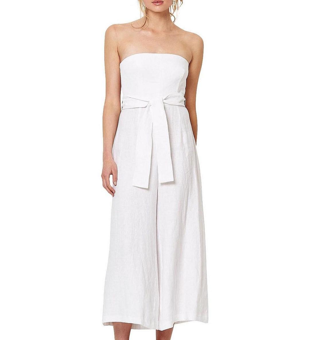 Bec & Bridge Havana Jumpsuit White Size 8 for rent on The Volte - main image
