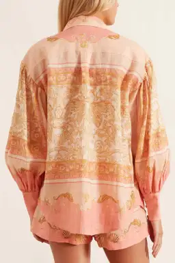 Alemais Ursula Shirt and Shorts Set Print Size 8