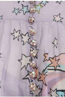 Zimmermann Concert Tie Neck Blouse Size 10