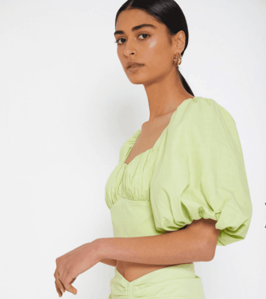 Mossman Seahaze Top Green Size 10 for rent on The Volte - main image