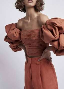 Aje Transcend Top Orange Size 10 for rent on The Volte - image 2