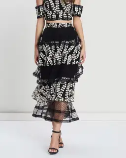 Mossman Night Blossom Skirt Print Size 8 for rent on The Volte - image 1