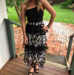 Mossman Night Blossom Skirt Print Size 8 for rent on The Volte - image 4