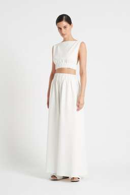 Sir The Label Yves Maxi Skirt in Ivory Size 1 / AU 8
