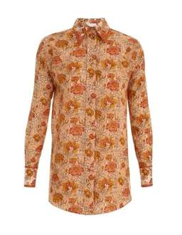 Zimmermann Andie Relaxed Shirt Almond Floral Size 1 / AU 10 for rent on The Volte - image 5