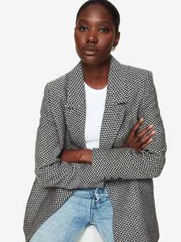 Anine Bing Fishbone Jacket Print Size 8 for rent on The Volte - image 2