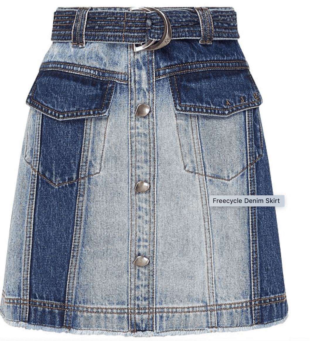 Aje Freecycle Denim Skirt for rent on The Volte - main image