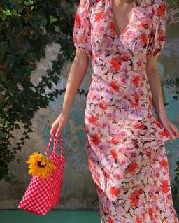 Ruby Aimee Silk Dress Floral Size 8 / S for rent on The Volte - image 2