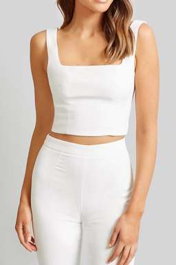 Kookai Valentine Oyster Set White Size 10 for rent on The Volte - image 2