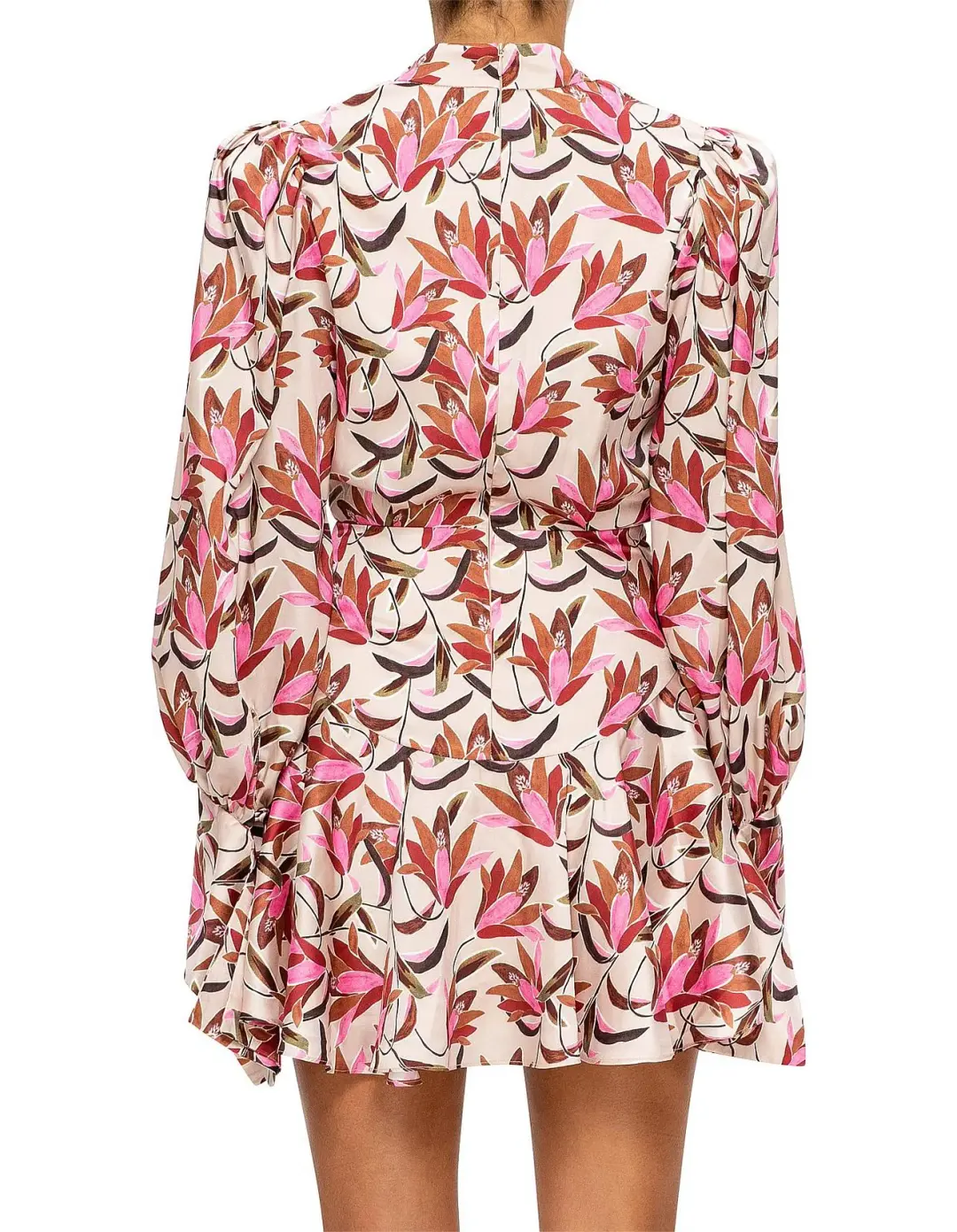 Acler Coleman Mini Dress Floral Size 10 for rent on The Volte - main image