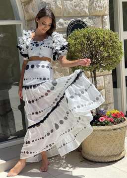 Mackenzie Mode Storybook Dress Polka Dot Size 8 for rent on The Volte - image 1