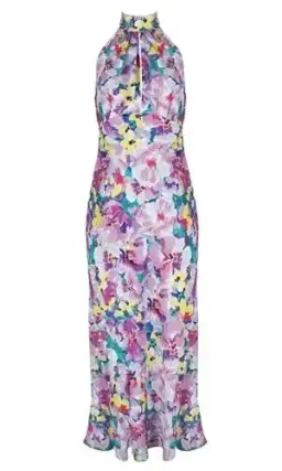 RUBY GIGI SILK HALTER DRESS SIZE 8 for rent on The Volte - image 10