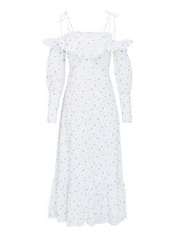 ALICE MCCALL PORCELAIN LIMONATA MIDI DRESS - SIZE 10 AU/6 US (RRP $395) for rent on The Volte - image 5
