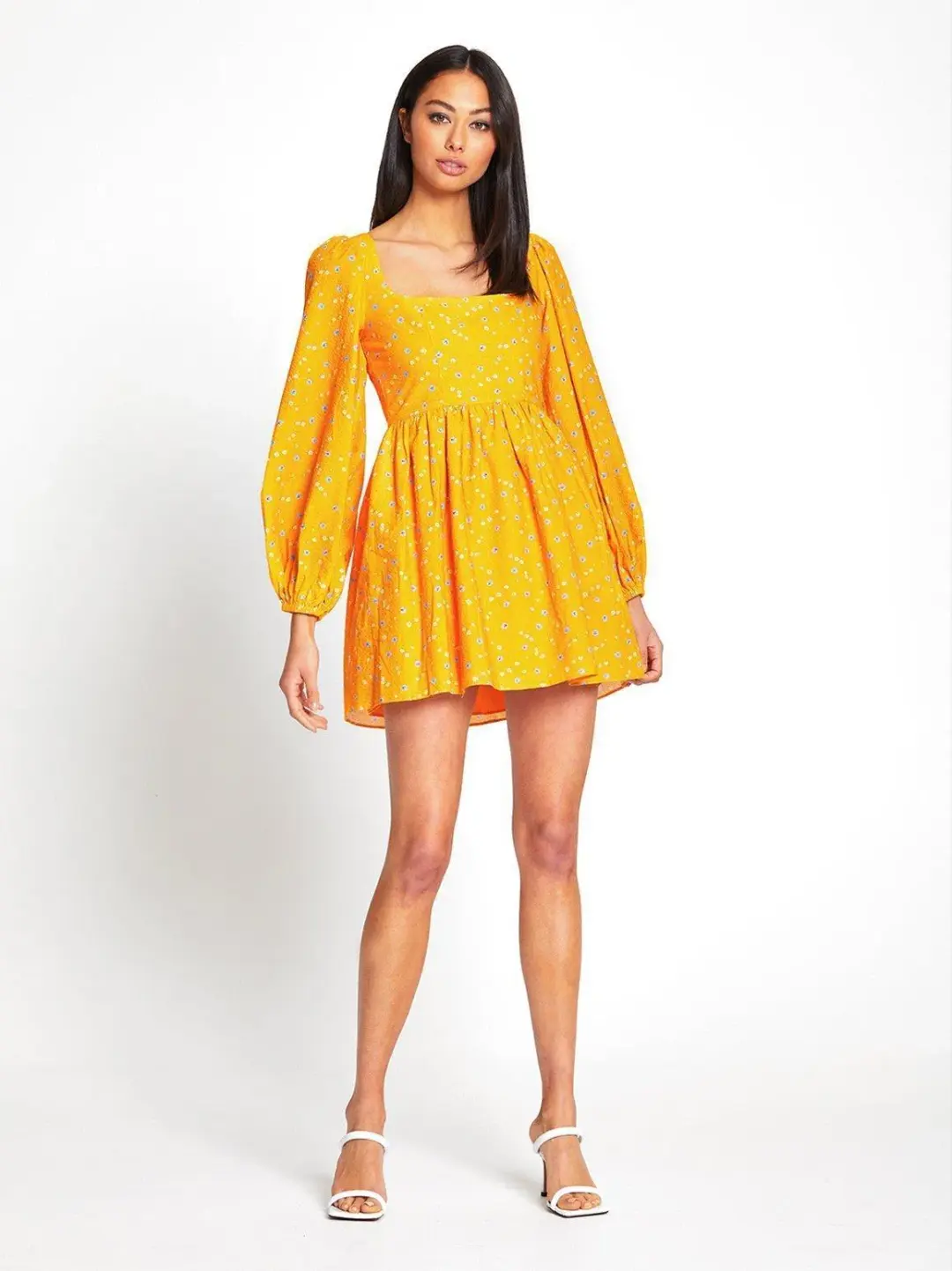 Alice McCall Limonata Mini Dress Apricot Size 6 for rent on The Volte - main image