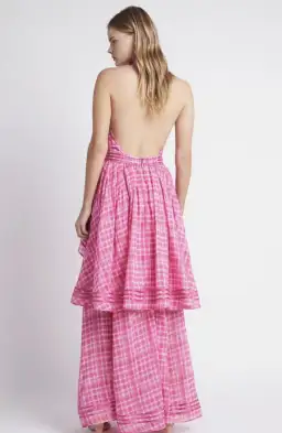 Aje Bungalow Sienna Dress Pink Size 6