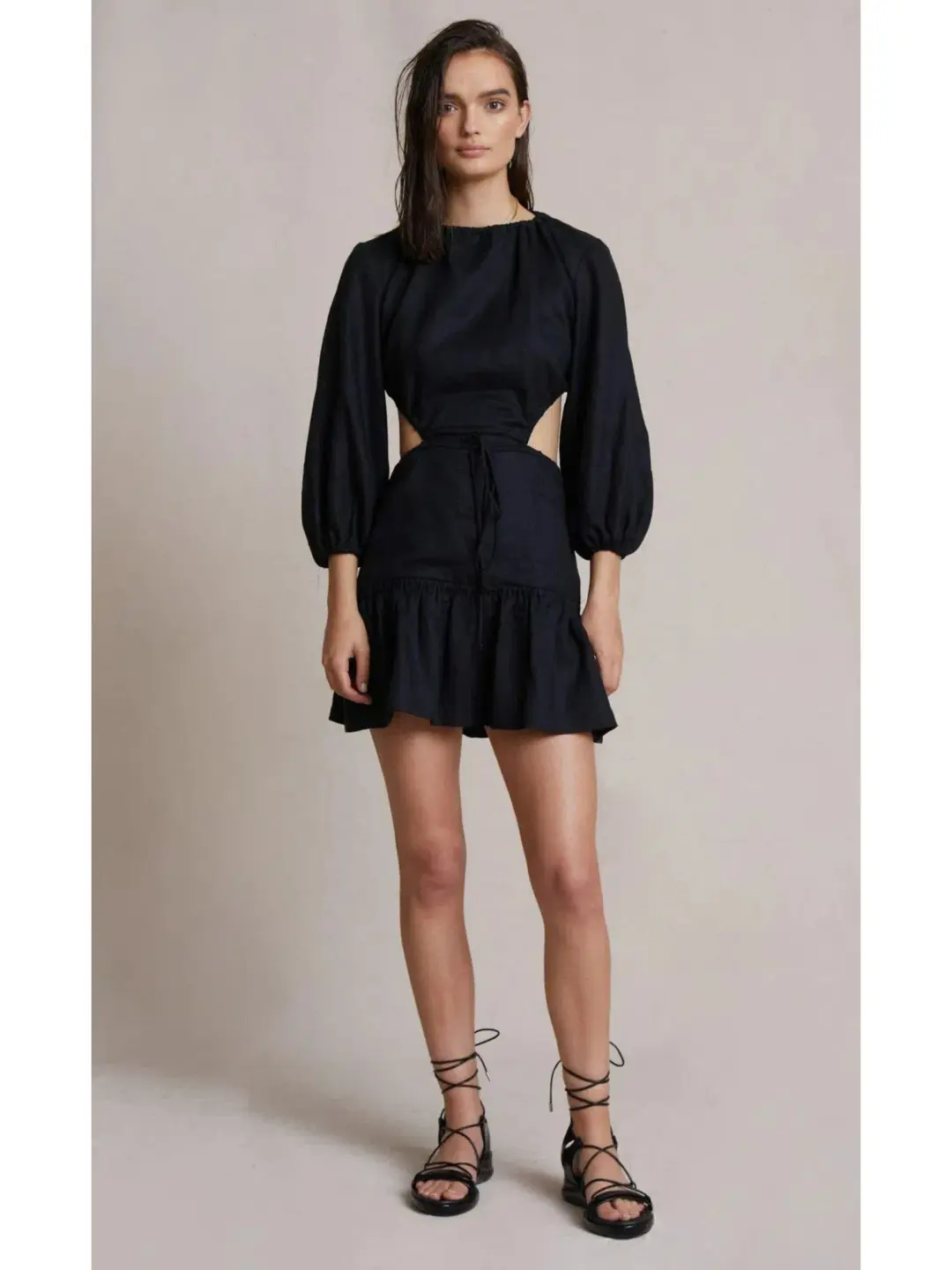 Bec & Bridge Arlington Mini Dress in Black Size AU 6 for rent on The Volte - main image