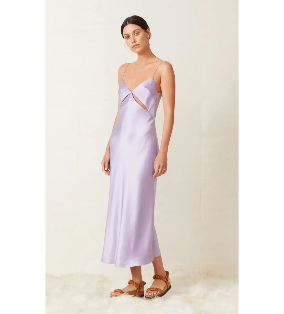 Mila Midi by Bec & Bridge in Purple Size 6 for rent on The Volte - main image