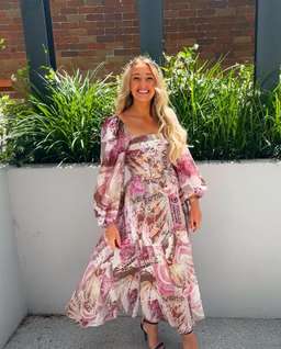 Sheike Postcard Maxi Skirt and Crop Top