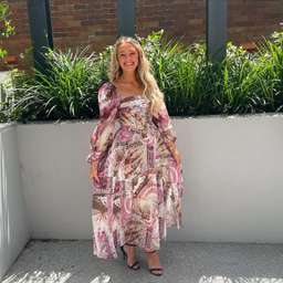 Sheike Postcard Maxi Skirt and Crop Top