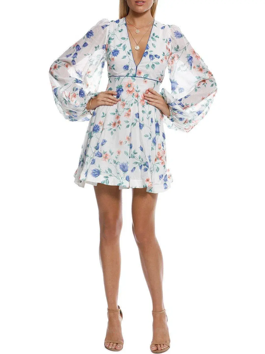 Alice McCall Bluebell Mini Dress Print Size 8 for rent on The Volte - main image