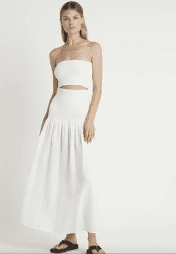 Sir The Label Madelyn Midi White Size 1 | AU 8 for rent on The Volte - image 2