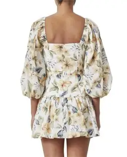 Bec and Bridge Fleurette Mini Dress Print Size 8 for rent on The Volte - image 3