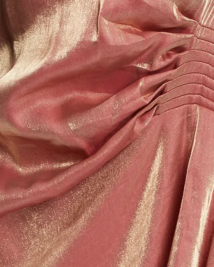 Elliatt Golden Dress Orange/Gold Size 12 for rent on The Volte - main image