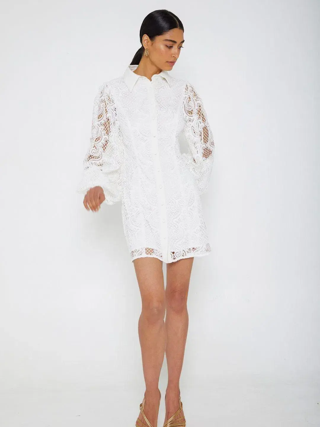 MOSSMAN Through The Looking Glass Mini Dress Size 10 for rent on The Volte - main image