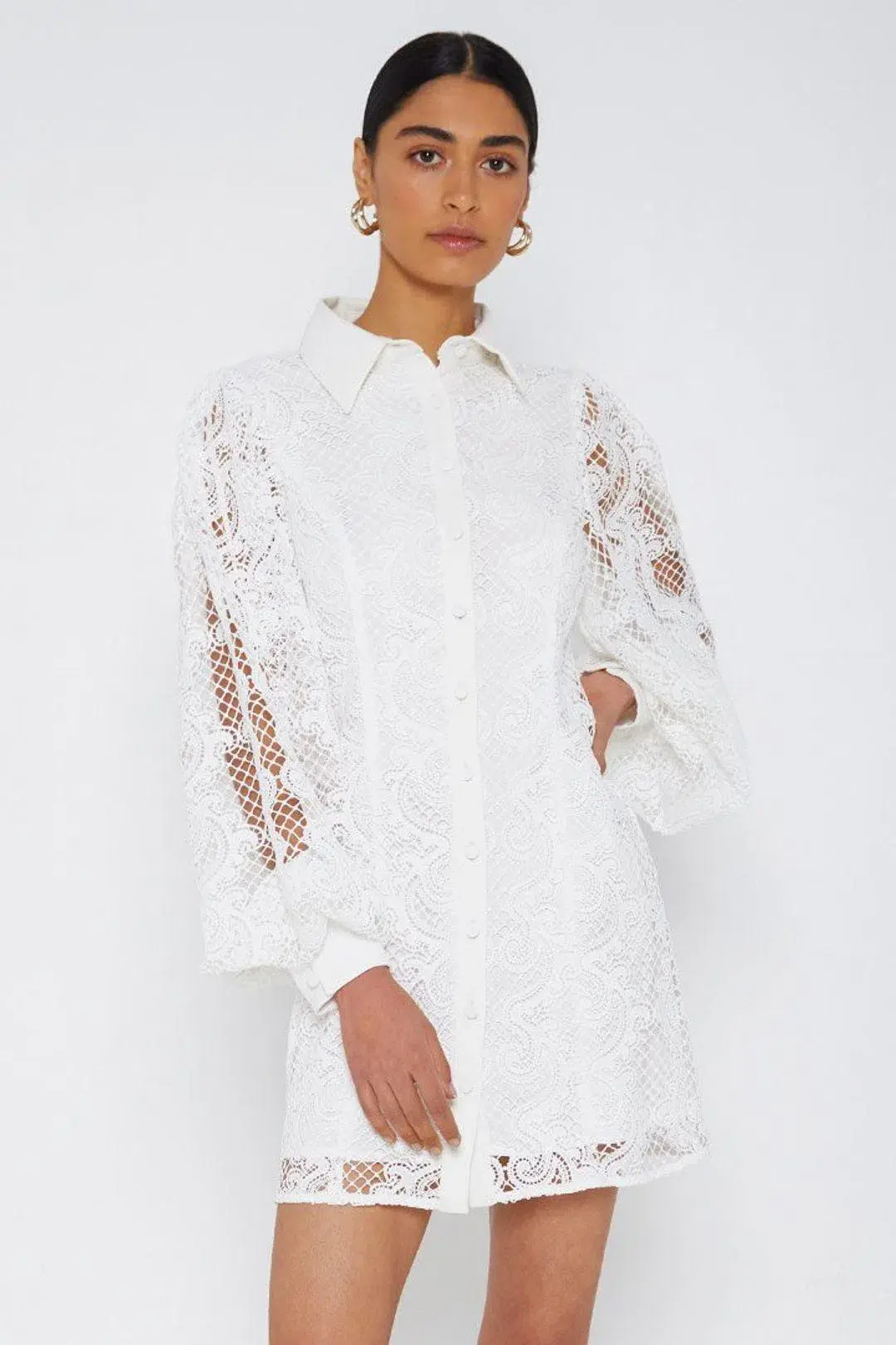 MOSSMAN Through The Looking Glass Mini Dress Size 10 for rent on The Volte - main image