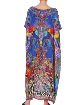 Camilla Psychedelica Round Neck Kaftan One Size for rent on The Volte - image 2