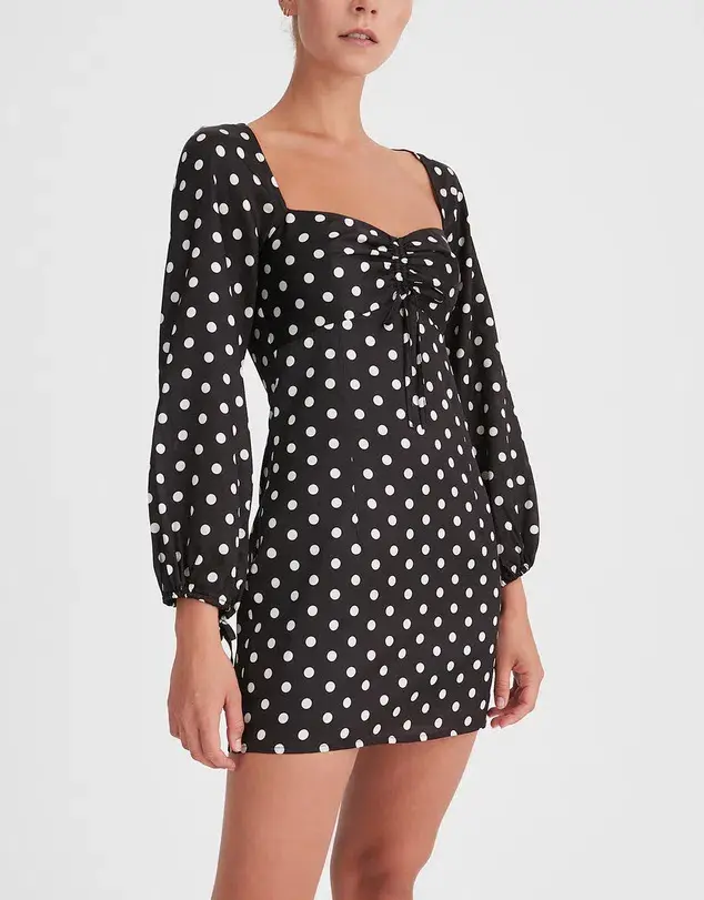 Hansen & Gretel Kateryna Dress Polka Dot Print Size 6 for rent on The Volte - main image