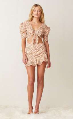 Bec & Bridge Zoe Wrap Top Orange Size 8 for rent on The Volte - image 2