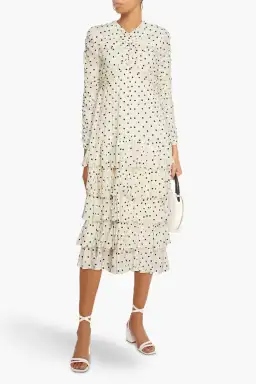 Zimmermann Concert Drawn Midi Dress Print Size 1 / Au 10