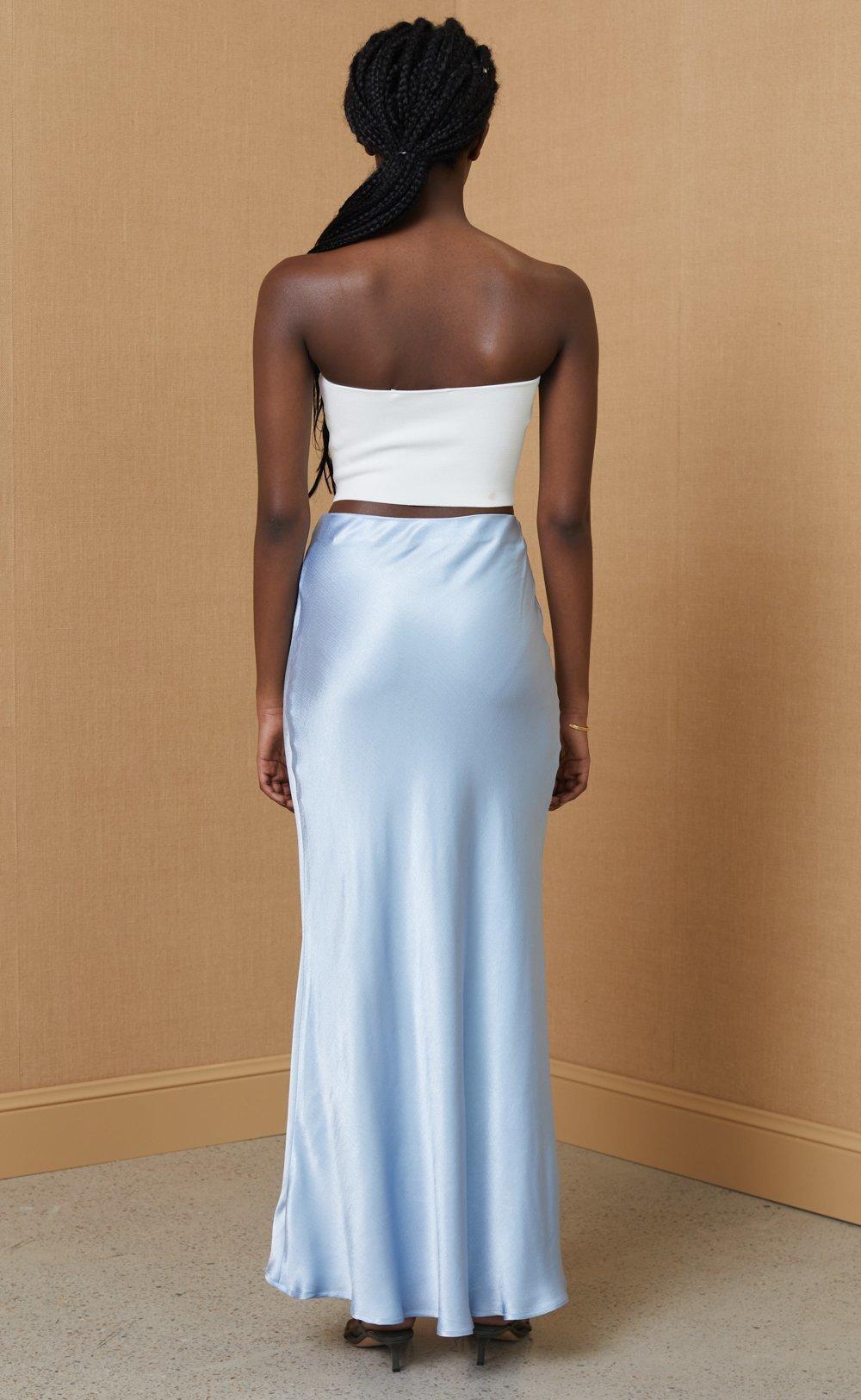 Bec & Bridge Citrus Sweetie Maxi Skirt - Blue - Size 8 for rent on The Volte - main image