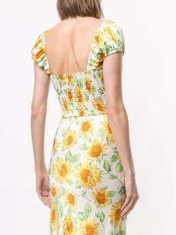 Bec & Bridge Francine Silk Top Print Size 10 for rent on The Volte - image 3