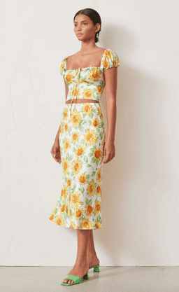 Bec & Bridge Francine Silk Top Print Size 10 for rent on The Volte - image 4