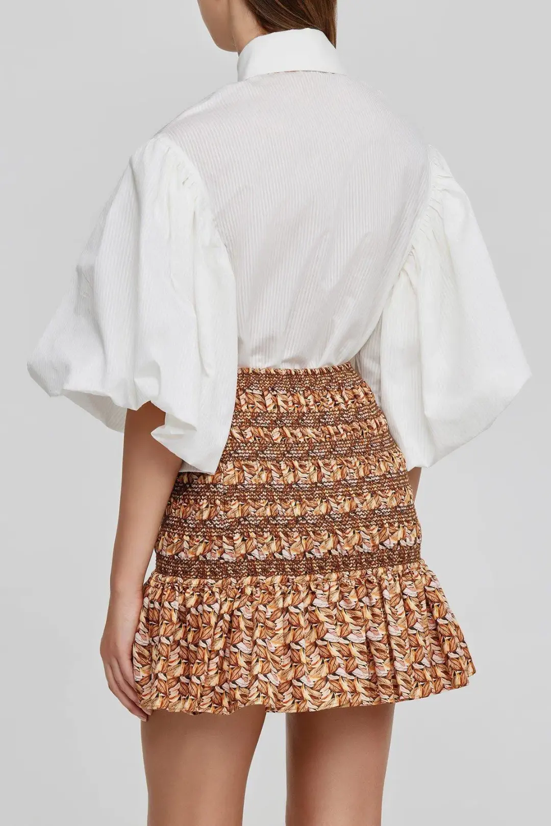 Acler Kyle Skirt Brown Size 8 for rent on The Volte - main image