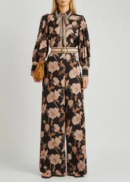 Zimmermann Concert Peonies Shirt Black Peonies Size 8