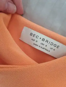 Bec & Bridge Clover Crop Top Nectarine Size AU 10 for rent on The Volte - image 4