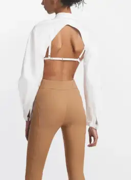 Dion Lee E-Hook Bra Shirt White Size 6 for rent on The Volte - image 4