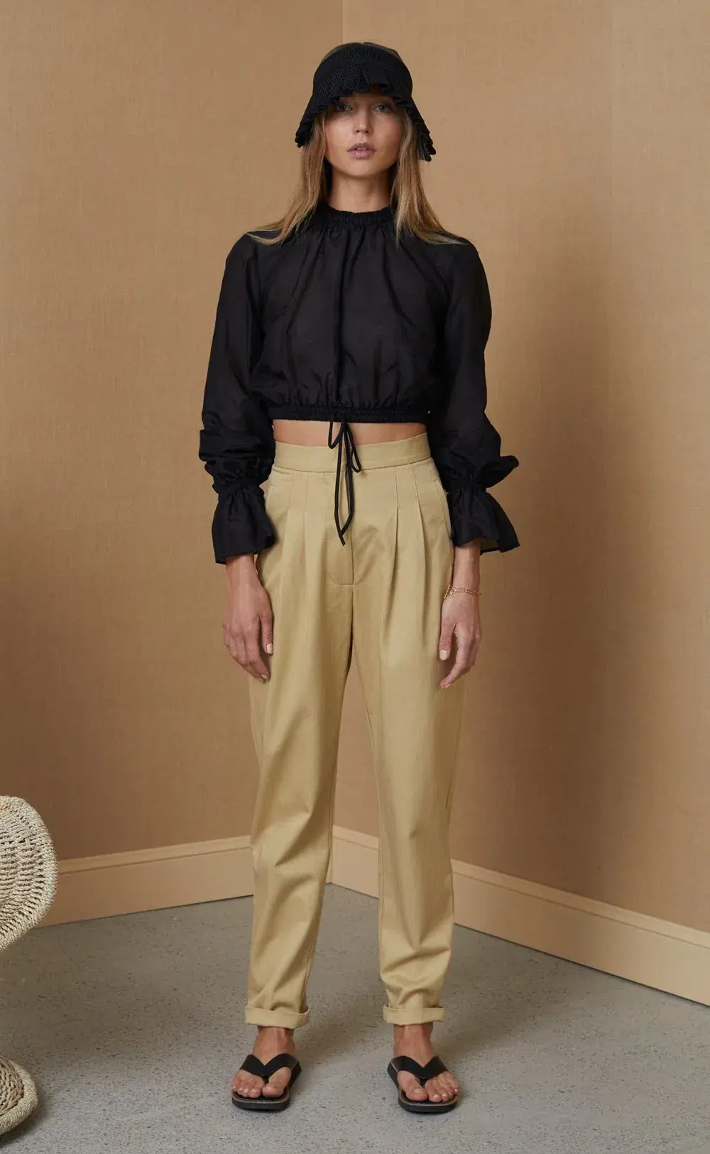 Bec and Bridge Papillon Blouse Black Size 8 for rent on The Volte - main image