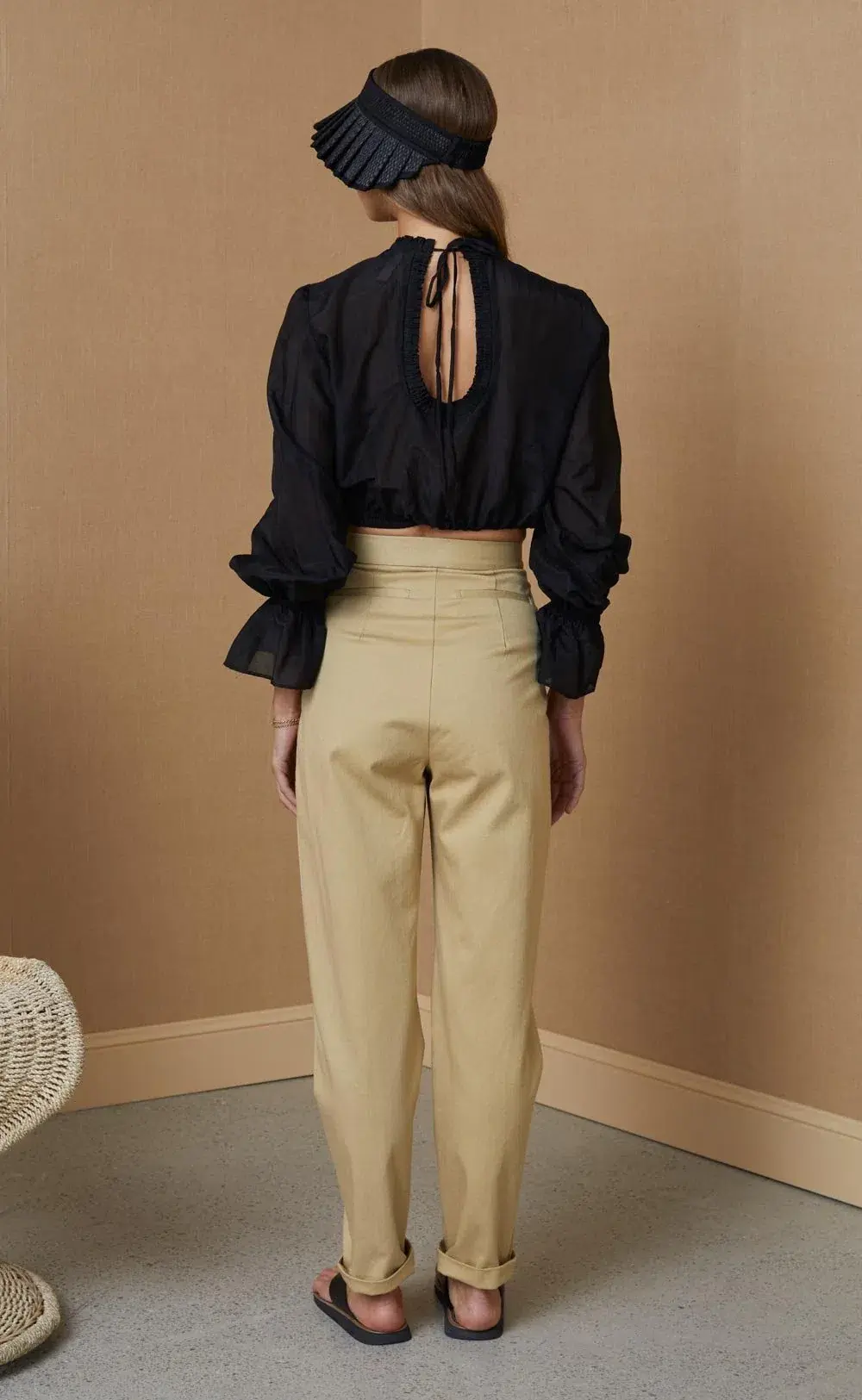 Bec and Bridge Papillon Blouse Black Size 8 for rent on The Volte - main image