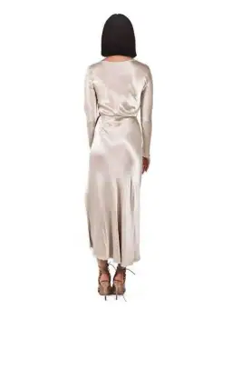 Bec and Bridge Kaia Long Sleeve Dress Cream Size 10
