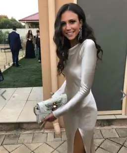 Bec and Bridge Kaia Long Sleeve Dress Cream Size 10