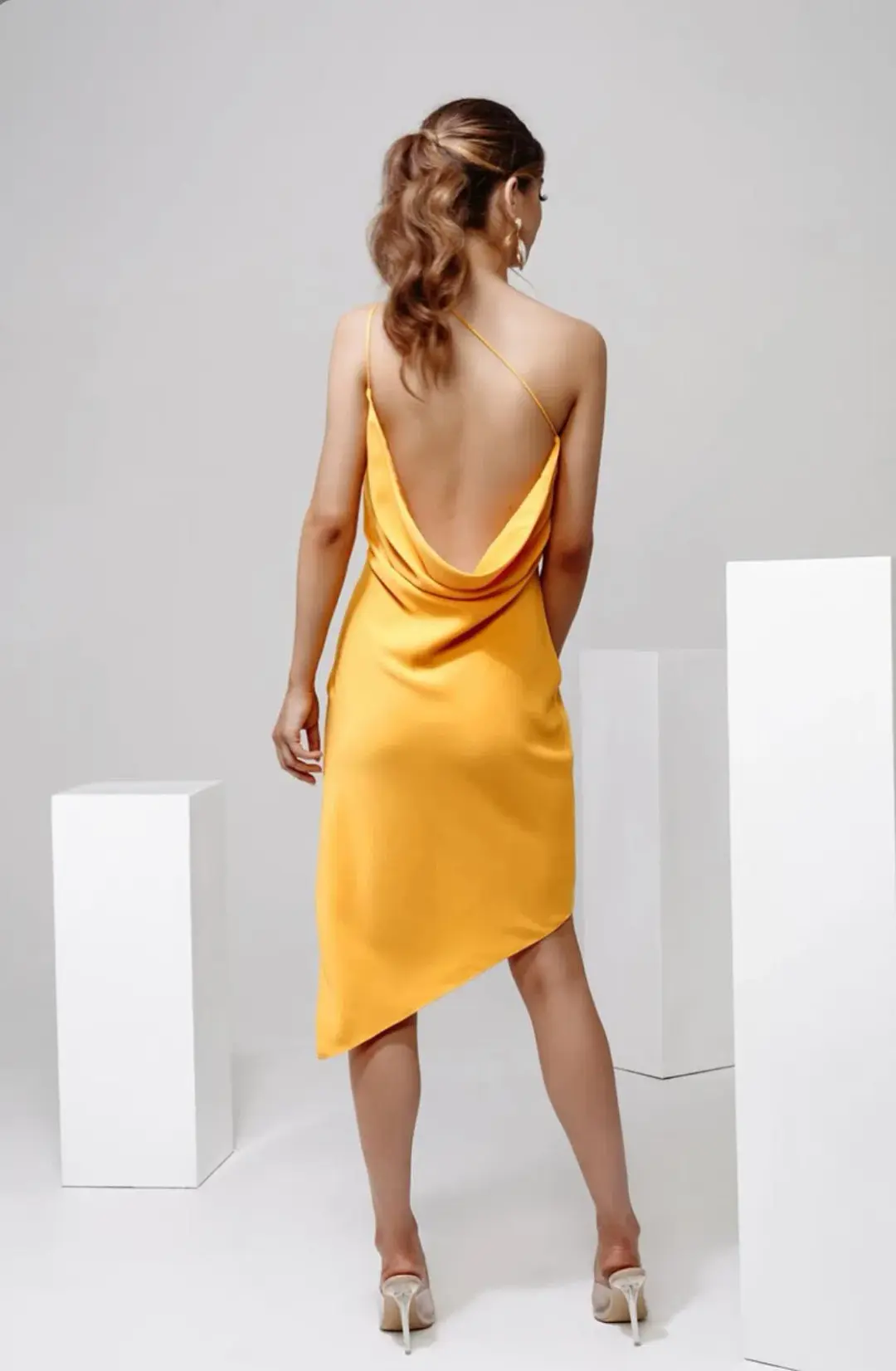 Derma Department Anya Dress Orange Size 8 for rent on The Volte - main image