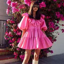 AJE - Solstice Ruffle Tiered Smock Dress