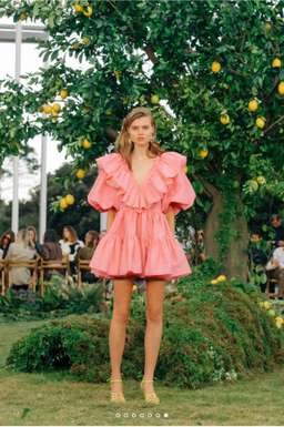 AJE - Solstice Ruffle Tiered Smock Dress