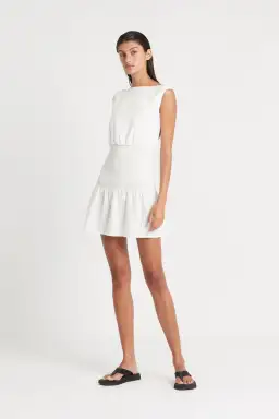 Sir the Label Open Back Lorena Dress White Size 1 for rent on The Volte - image 1